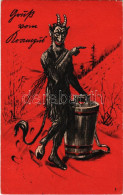 T2/T3 Gruss Vom Krampus / Krampus Greetings (fa) - Ohne Zuordnung