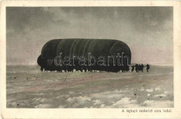 * T2/T3 Léghajó Felderítő útra Indul; Az Érdekes Újság Kiadása / WWI HUngarian Military, Airship (EK) - Unclassified