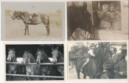 **, * 4 Db RÉGI Fotó Képeslap: Lovak és Gyerekek / 4 Pre-1945 Photo Postcards: Horses And Children - Unclassified