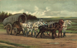 ** T3 London, A Waggon And Team Of Horses Litho S: Rosa Bonheur (EB) - Ohne Zuordnung