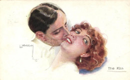 T2 'The Kiss' Italian Art Postcard S: Usabal - Non Classés