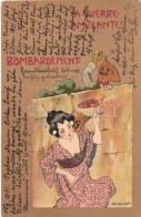 T4 La Guerre Amusante - Bombardement, M. Raschka Signed Raphael Kirchner Postcard (b) - Non Classificati