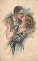 * T3 'Anna & Gasparini' Italian Art Postcard, Kissing Couple S: Busi - Non Classés