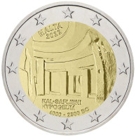 Malta 2 Euros 2022 Commemorative Templo Hipogeo Km 227 Sc Unc - Malte