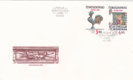 PICTURE  FDC  CIRCULATED 1984 Tchécoslovaquie - Briefe U. Dokumente