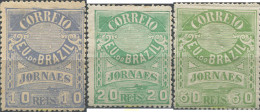 675335 HINGED BRASIL 1891 SELLOS PARA PERIODICOS - Nuevos