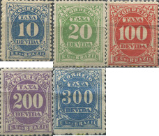 675835 HINGED BRASIL 1895 SELLOS DE TASA - Unused Stamps