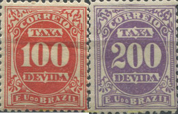 675839 HINGED BRASIL 1895 SELLOS DE TASA - Unused Stamps