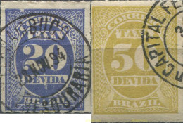 675819 USED BRASIL 1890 SELLOS DE TASA - Ungebraucht