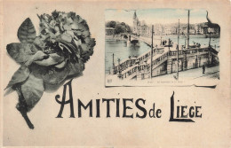 BELGIQUE - Liège - Amitiés De Liège - La Passerelle Et La Poste - Carte Postale Ancienne - Liège