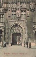 BELGIQUE - Bruxelles - Portique De L'hôtel De Ville - Carte Postale Ancienne - Altri & Non Classificati