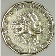 RÉPUBLIQUE TCHÈQUE - KM 9 - 2 KORUN 1993 - LION - SUP - Czech Republic