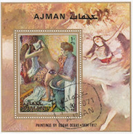 AJMAN Block 276,used,falc Hinged - Desnudos