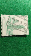 BELÇİKA-   DEMİRYOLU PAKET  POSTASI --1952-87-    10   FR         DAMGALI - Used