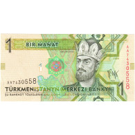 Billet, Turkmenistan, 1 Manat, 2009, NEUF - Turkménistan