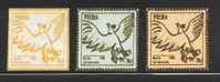 POLAND SOLIDARITY (POCZTA SOLIDARNOSC) 1984 FLYING EAGLE 3 IMPERF (SOLID0637/0922) - Solidarnosc Vignetten