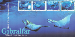 GIBRALTAR - FDC 2006 WWF - GIANT DEVIL RAY / 4035 - Gibilterra