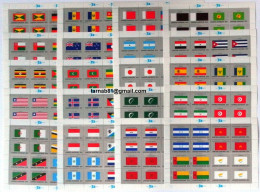 Flaggen Flags Drapeaux ONU Feuillets1980 1985 1986 1987 1988 1989 Nations Unies Bureau De New York Neufs ** - Ongebruikt