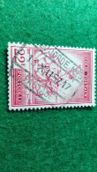 BELÇİKA-   DEMİRYOLU PAKET  POSTASI --1952-87-    22   FR         DAMGALI - Used