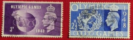 GRAN BRETAGNA 1948 YT 241-242  OLYMPIC GAMES - Used Stamps