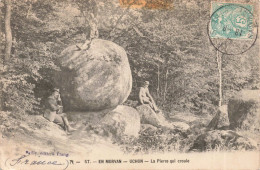 FRANCE - 71 - Uchon - En Morvan - La Pierre Qui Croule - Carte Postale Ancienne - Autres & Non Classés