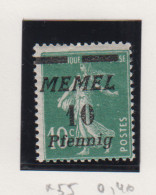 Memel Michel-nr. 55 * - Altri & Non Classificati