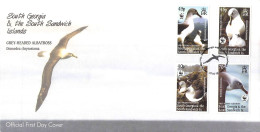 SOUTH GEORGIA - FDC 2003 WWF - GREY-HEADED ALBATROS / 4046 - South Georgia