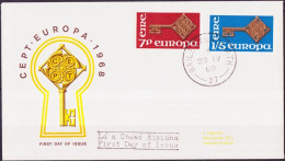 Europa CEPT 1968 Irlande - Ireland - Irland FDC4 Y&T N°203 à 204 - Michel N°202 à 203 - 1968