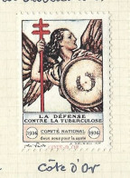 Timbre   France- - Croix Rouge  - Erinnophilie -comIte National De Defense  La Tuberculose - 1936-  Cote D'or 21 - Antituberculeux