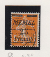 Memel Michel-nr. 58 Gestempeld - Other & Unclassified