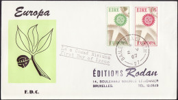 Europa CEPT 1967 Irlande - Ireland - Irland FDC4 Y&T N°191 à 192 - Michel N°192 à 193 - 1967