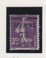 Memel Michel-nr. 62 * - Altri & Non Classificati