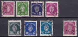 NO601 – NORVEGE - NORWAY – 1926-29 – COAT OF ARMS – SG # O187/93-219 USED 34 € - Dienstmarken