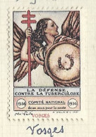 Timbre   France- - Croix Rouge  - Erinnophilie -comIte National De Defense  La Tuberculose - 1936- 88 Vosges - Antituberculeux