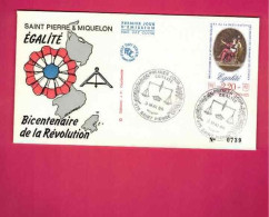 FDC De 1989 - YT N° 500 - Bicentenaire De La Révolution Française - Covers & Documents