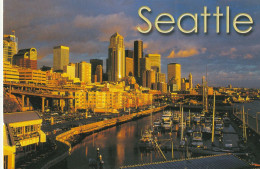 Seattle, Washington  Seattle Waterfront At Dusk - Seattle