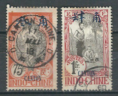 CANTON N° 62 & 63 Obl. - Used Stamps