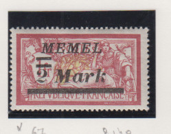 Memel Michel-nr. 67 * - Otros & Sin Clasificación