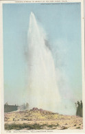 Old Faithful, Yellowstone Park Throws Stream To Height Of 150 Feet Every Hour - Yellowstone