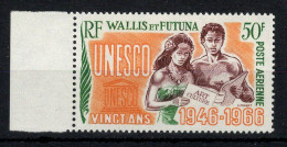 Wallis & Futuna - YV PA 28 N** MNH Luxe , UNESCO - Nuevos