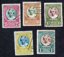 Luxembourg Oblitéré N°209/13, Qualité Très Beau - Used Stamps