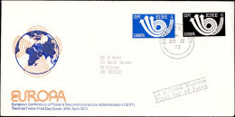 Irlande - Ireland - Irland FDC5 1973 Y&T N°291 à 292 - Michel N°289 à 290 - EUROPA - FDC