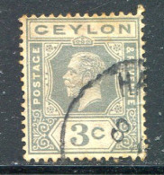 CEYLAN- Y&T N°205- Oblitéré - Ceylon (...-1947)