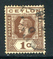 CEYLAN- Y&T N°203- Oblitéré - Ceylon (...-1947)