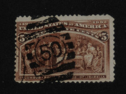 USA 1893, Columbus Soliciting Aid Of Isabella, Mi #77, Used - Used Stamps