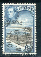 CEYLAN- Y&T N°254- Oblitéré - Ceylon (...-1947)