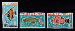PROMOTION - Wallis & Futuna - Taxe YV 37 à 39 N** MNH Luxe , Poissons , Cote 6 Euros - Postage Due