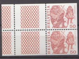 SUISSE   Y & T PAIRE VERTICALE 1038c 1038d  COUTUMES POPULAIRES 1977 NEUF SANS CHARNIERE - Neufs