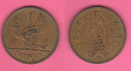 Ireland ONE PENNY 1964 Bronze Coin Irlanda Eire - Ireland