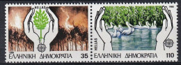 Greece 1986 Europa CEPT (**)  Mi 1630A-31A - Paar  €8,-; Y&T 1611--12 - €16,- - 1986